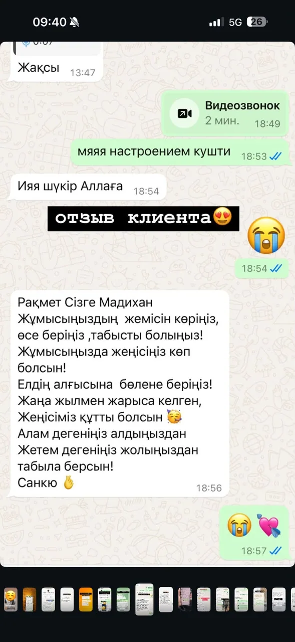 Отзыв клиента №20 — скриншот переписки